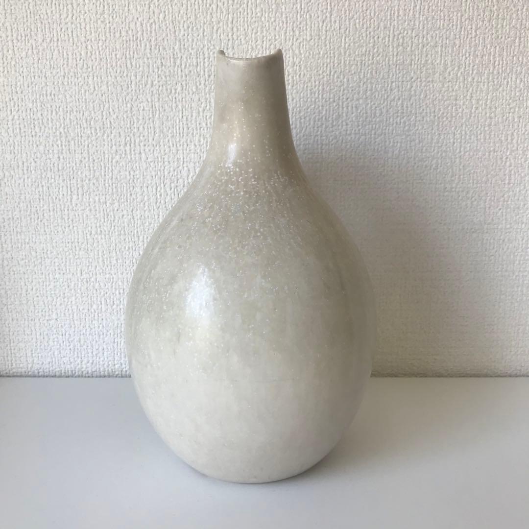 SAXBO 64 水差し 花器 アイボリー ニールセン デンマーク サックスボ