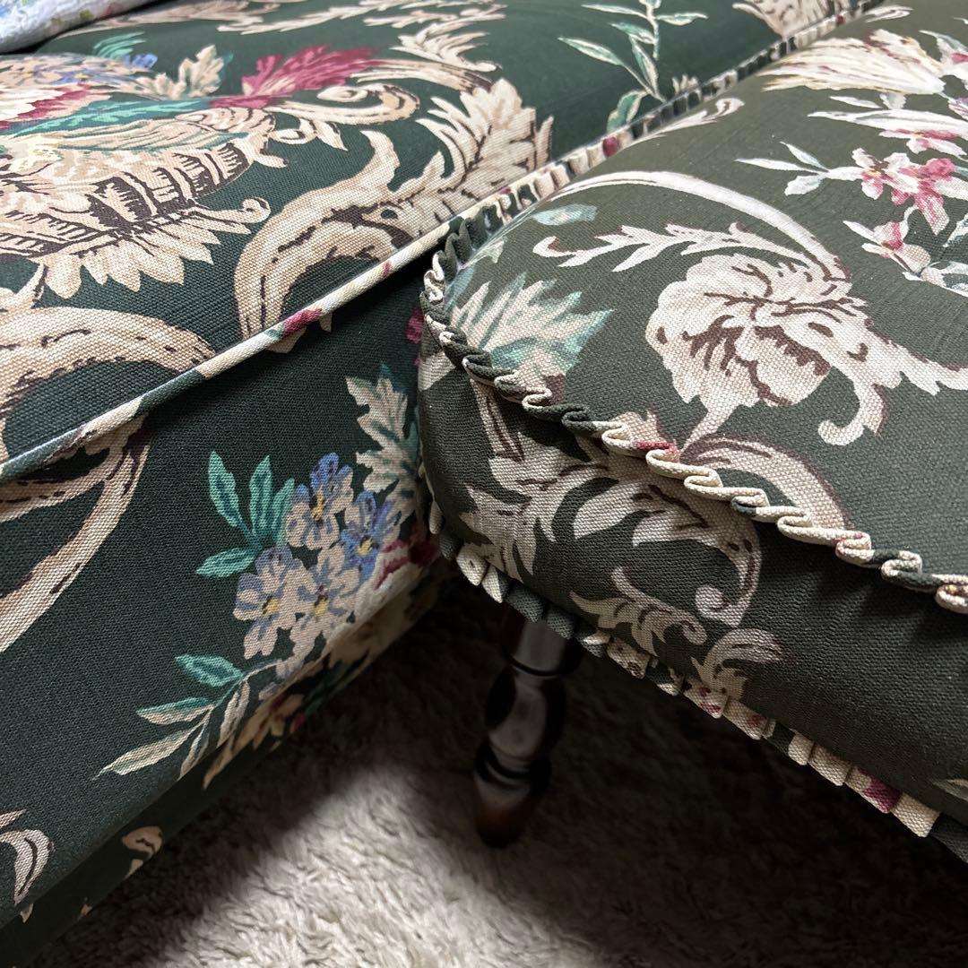 カリモク　スツール　オットマン　karimoku コロニアル　カリモク家具