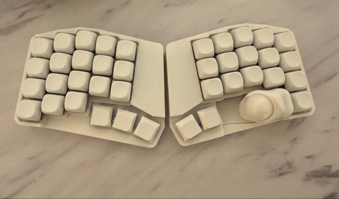 【新品】keyball39 白仕様　完成品　付属品あり