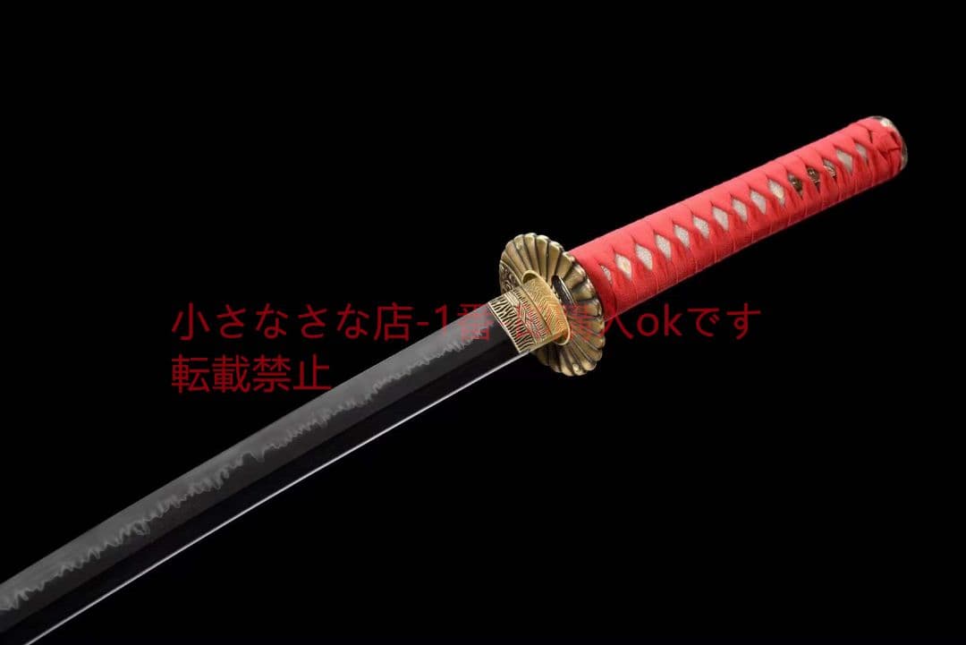 撥水紋研磨刃白地黒『虎嘯天魂』 古兵器 武具 刀装具 日本刀 模造刀 居合刀