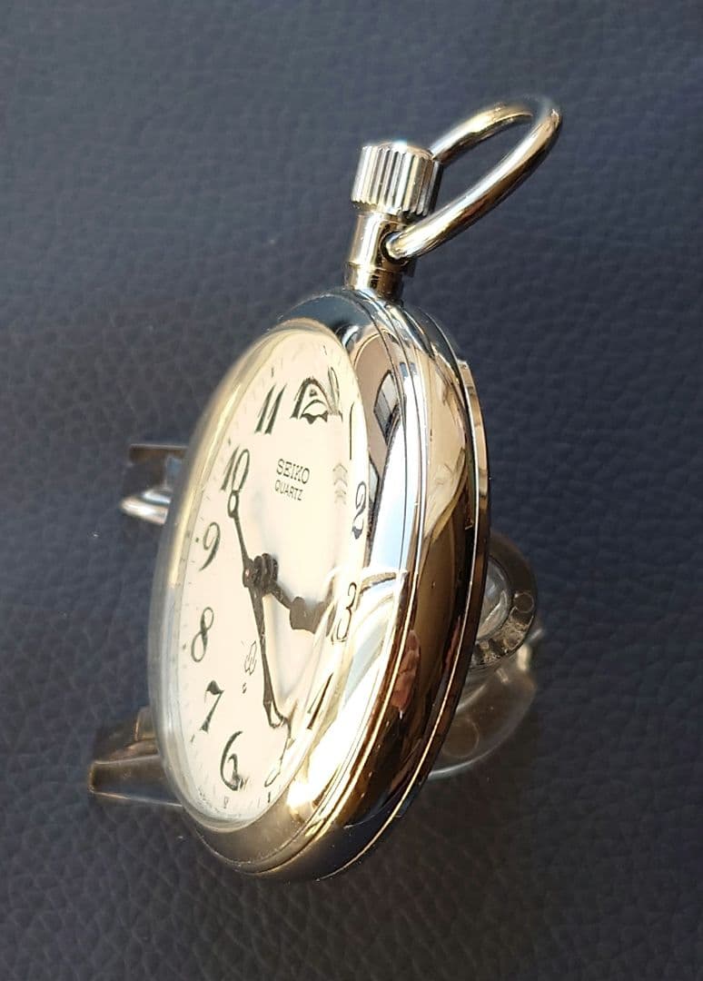 【稼働】上野駅開業100周年 刻印あり セイコー SEIKO 鉄道時計 懐中時計