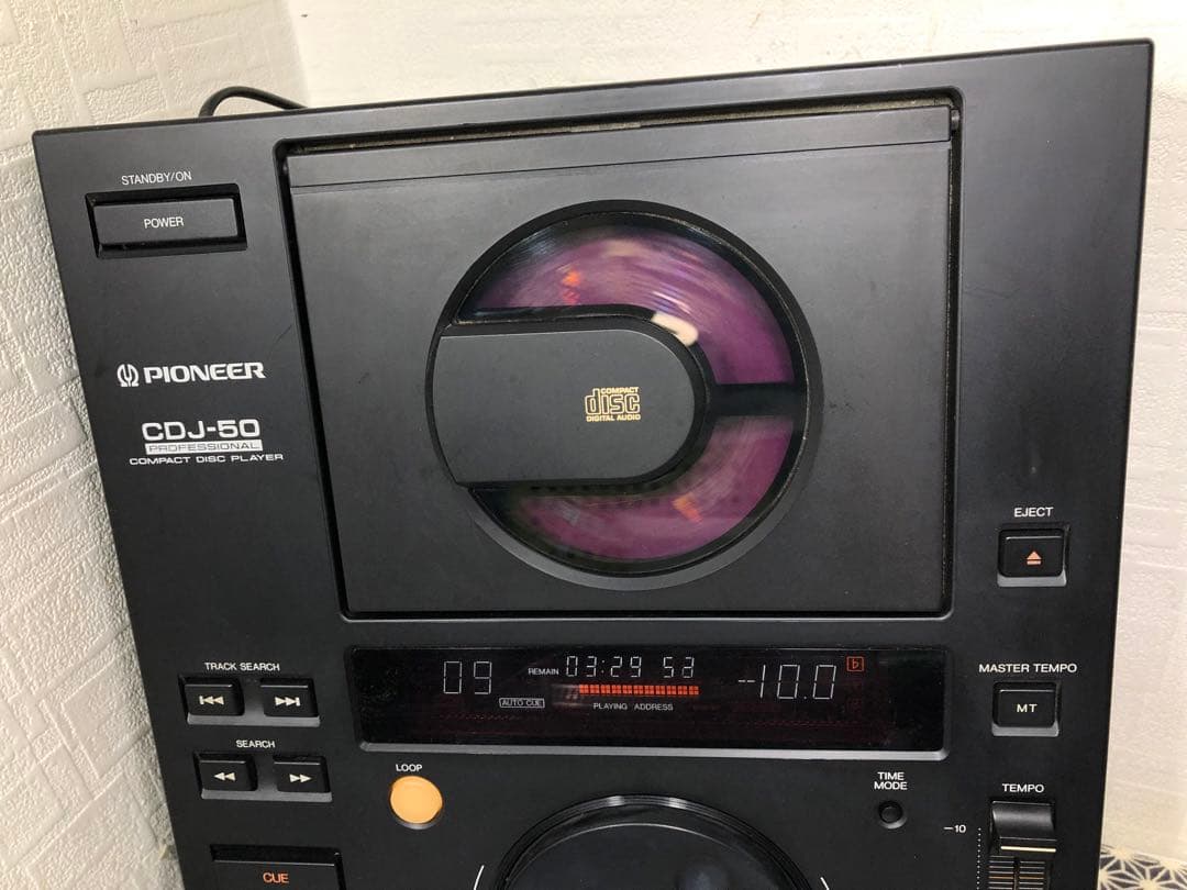 pioneer dj パイオニア　CDJ-50 レンズメンテナンス　元箱付属