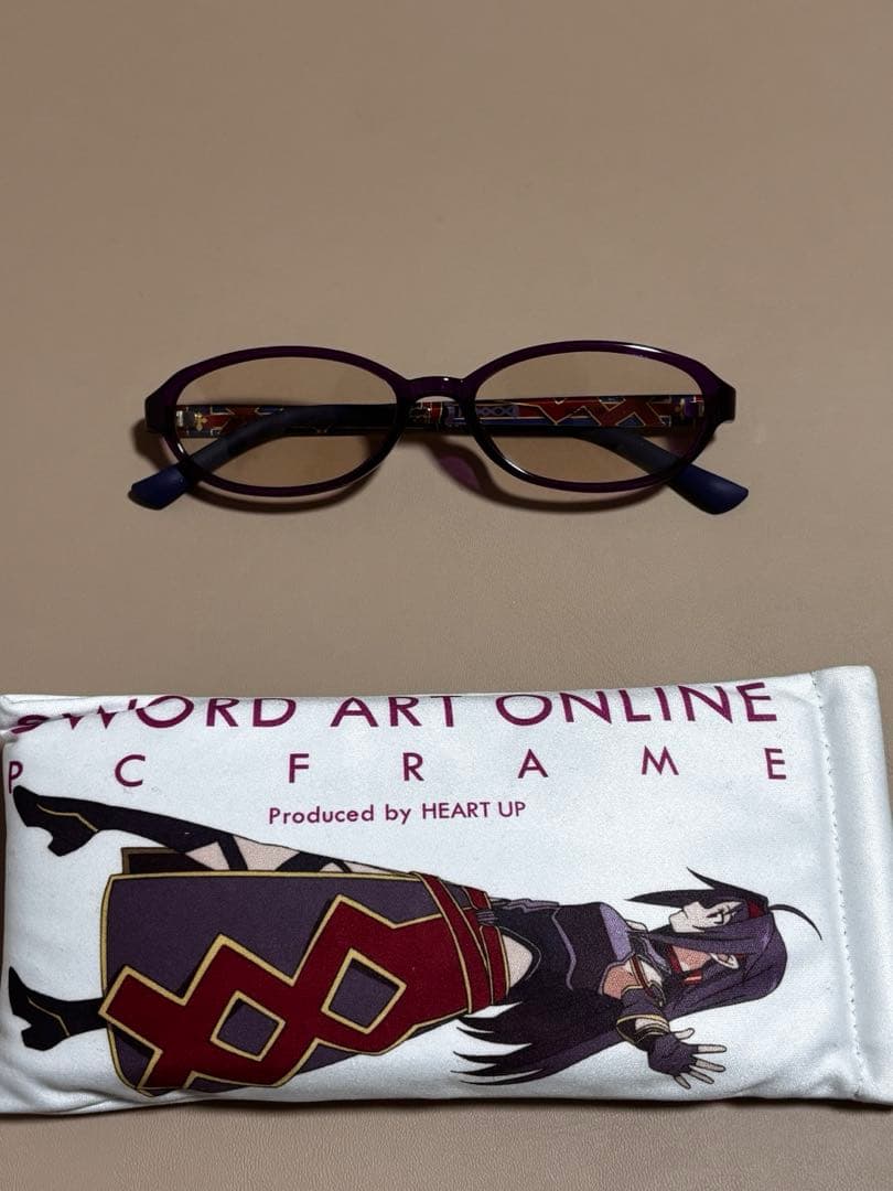 【限定】ソードアートオンライン　ハートアップ コラボメガネ全4種【新品　未使用】