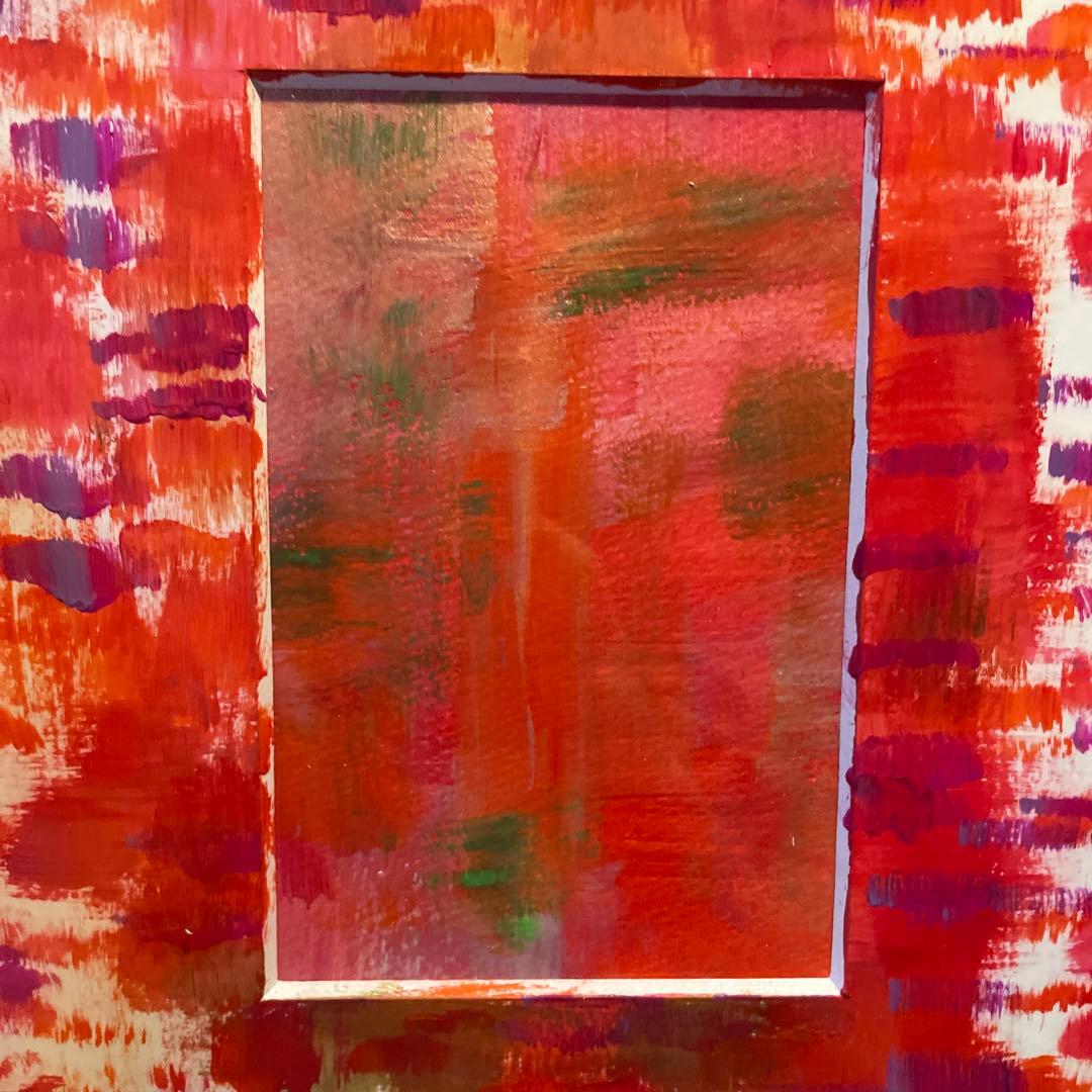 原画アクリル　抽象画