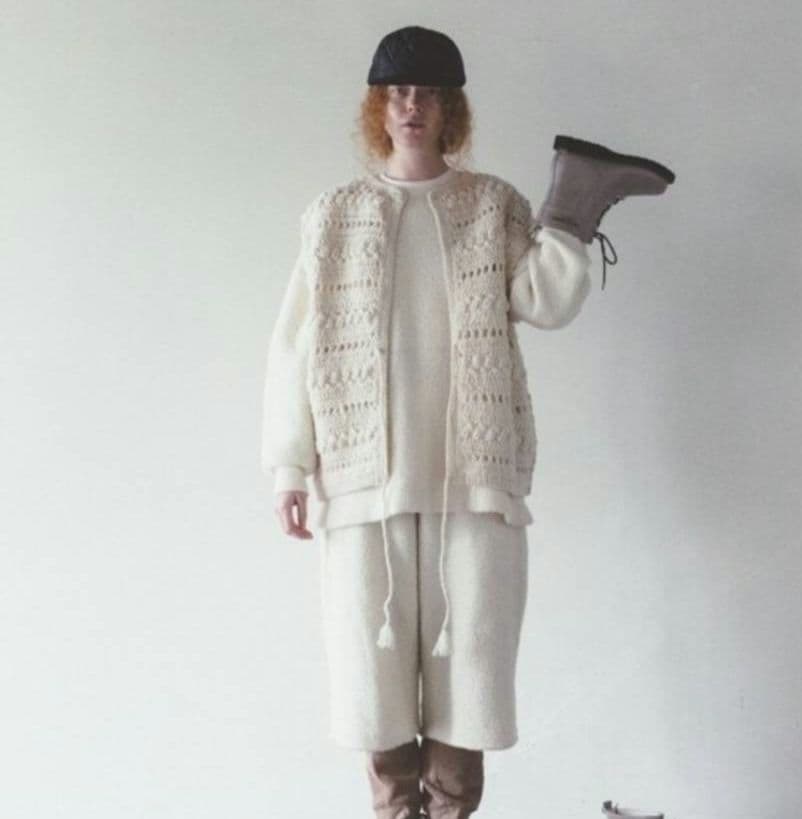 ネストローブ　新品　起毛　ウール　パンツ