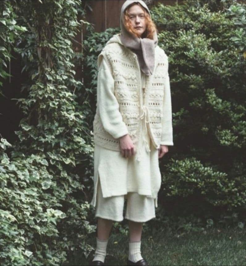 ネストローブ　新品　起毛　ウール　パンツ