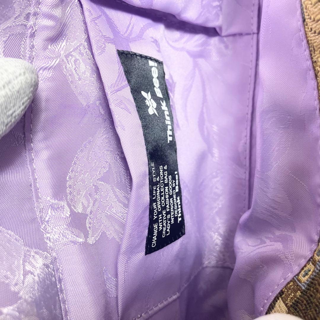 【未使用】Think beeゴールデンクリムト ハンドバック スパンコール 刺繍