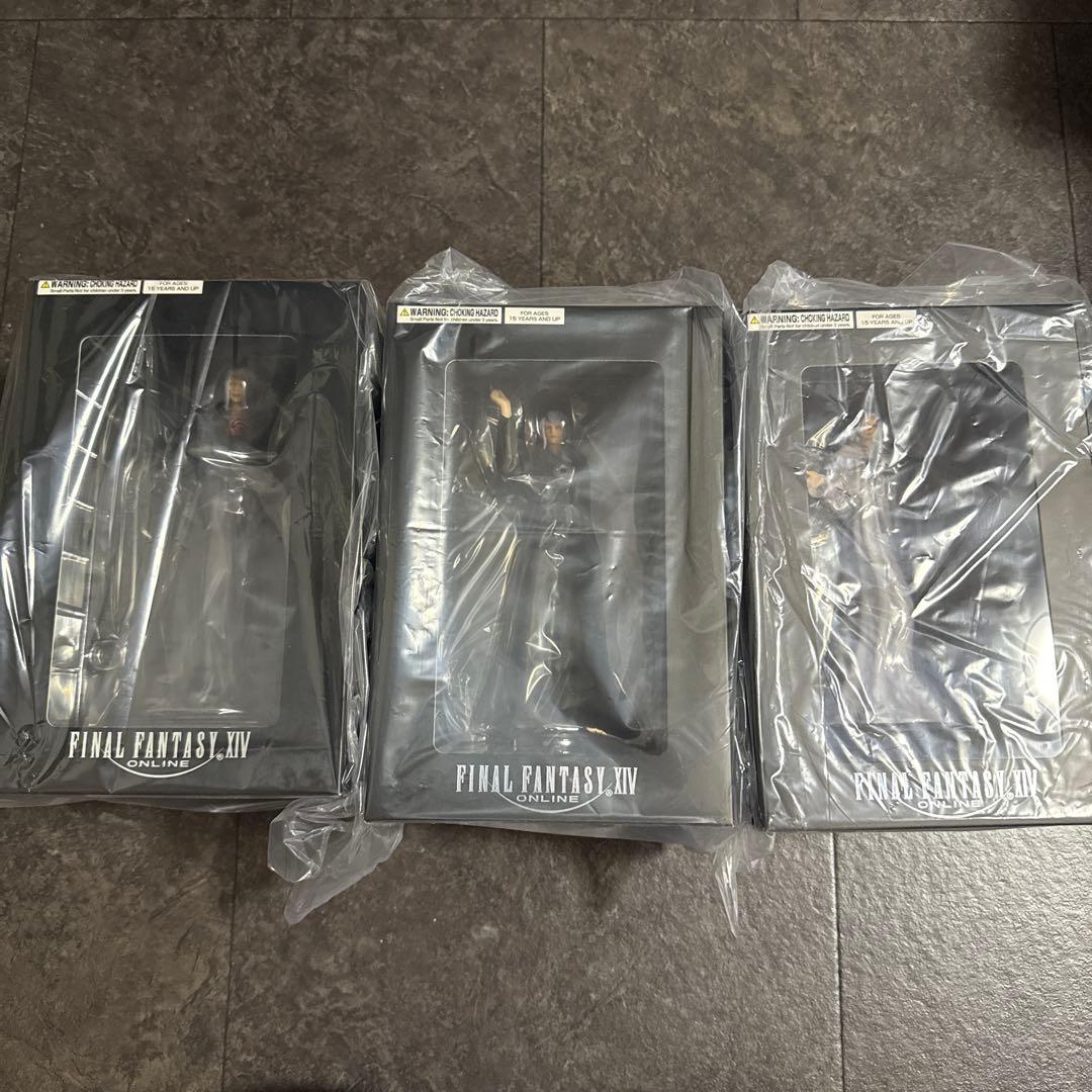 【未開封】FF14 エメトセルク　ヒュトロダエウス　ヴェーネス　フィギュアセット