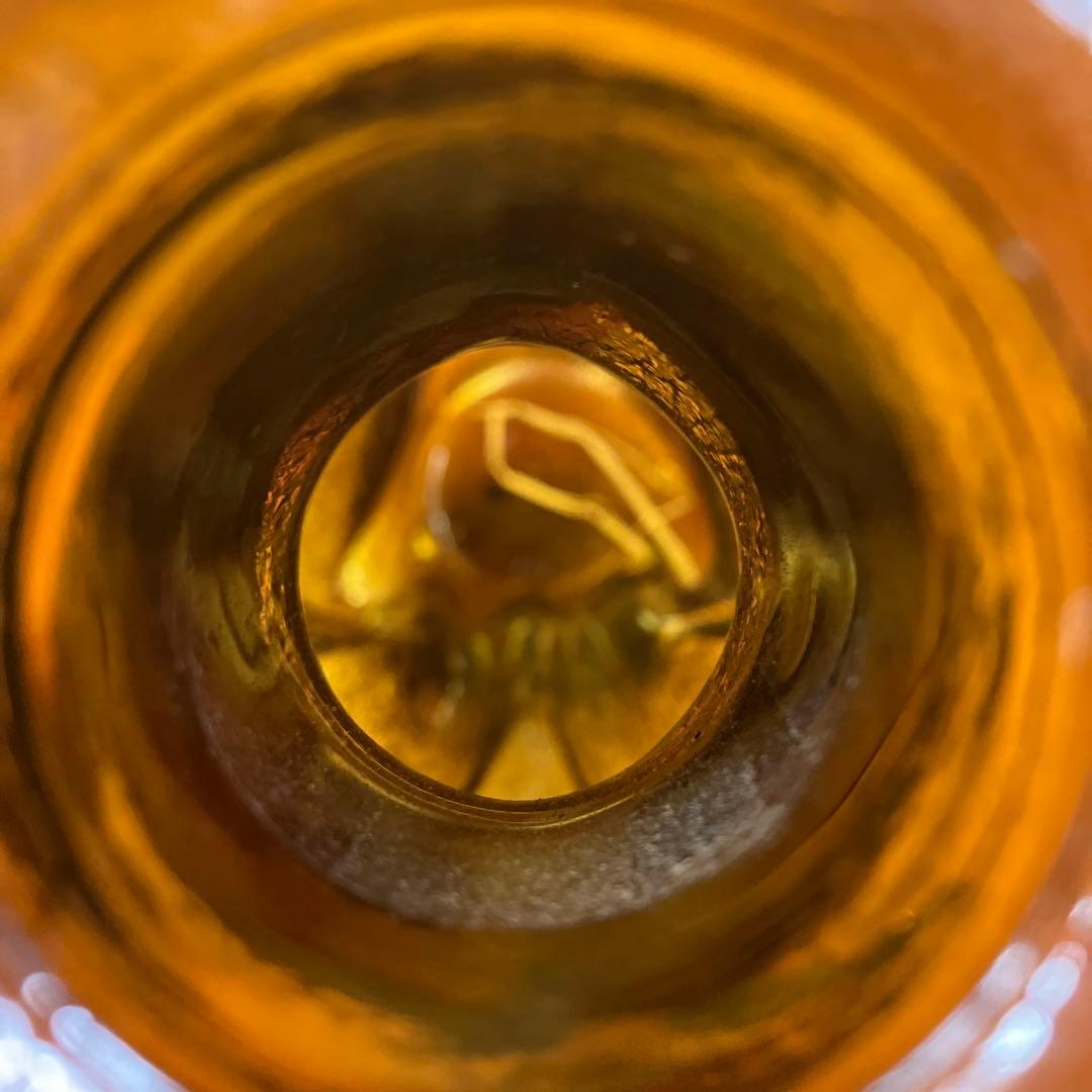 D-4 ヴィンテージ ダックスフント デキャンタ デカンタ アンバーガラス 犬型