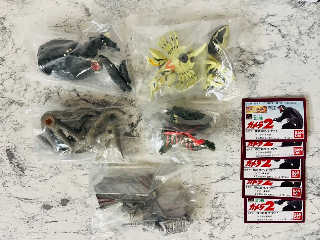 ガメラ ガシャポン HGフィギュア 1 .2.3.クロニクル セミコンプリート