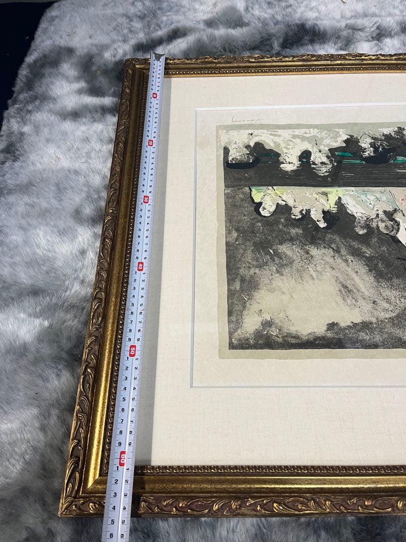 ジャン ジャンセン　リトグラフ　「観客」フランスレジオン勲章