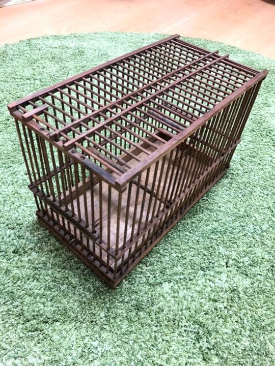 鳥籠　竹籤／木製　(大・中・小)セット