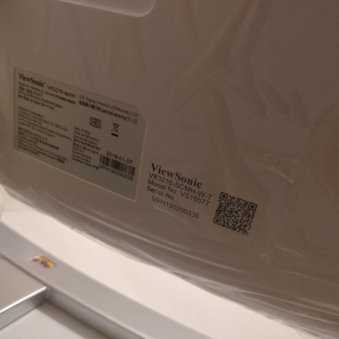 viewsonic モニター VX3216-SCMH-W [31.5インチ]