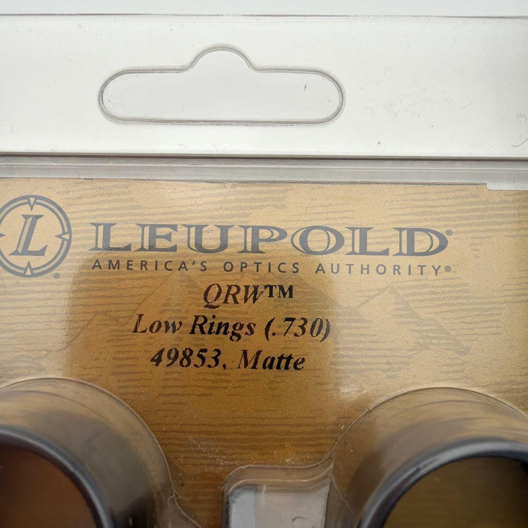 Leupold LowRings リューポルド マウントリング　1インチ