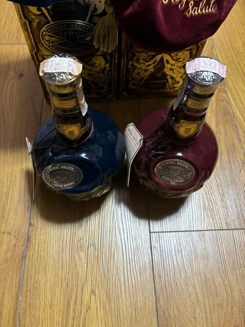 シーバス ロイヤルサルート 21年 CHIVAS  SALUTE赤、青