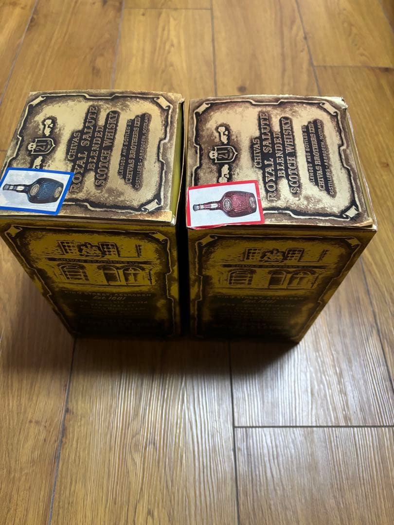 シーバス ロイヤルサルート 21年 CHIVAS  SALUTE赤、青