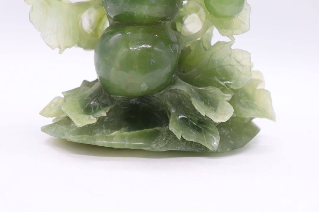 玉製　鳥瓢箪　置物　送料込み250205