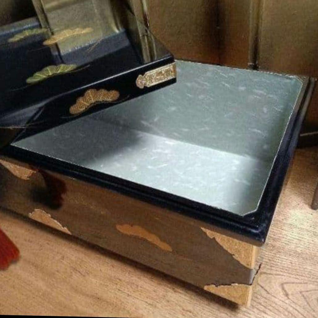 ＊「まこちゃん様」専用　天冠付き久月:親王飾り輪島塗:飾り収納箱　豪華3点セット