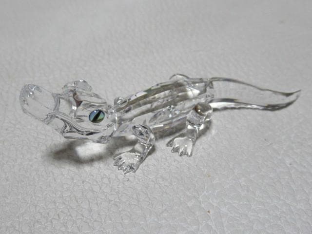 ◆未使用 希少 2004年廃盤品 オーストリア製！スワロフスキー『ワニ』