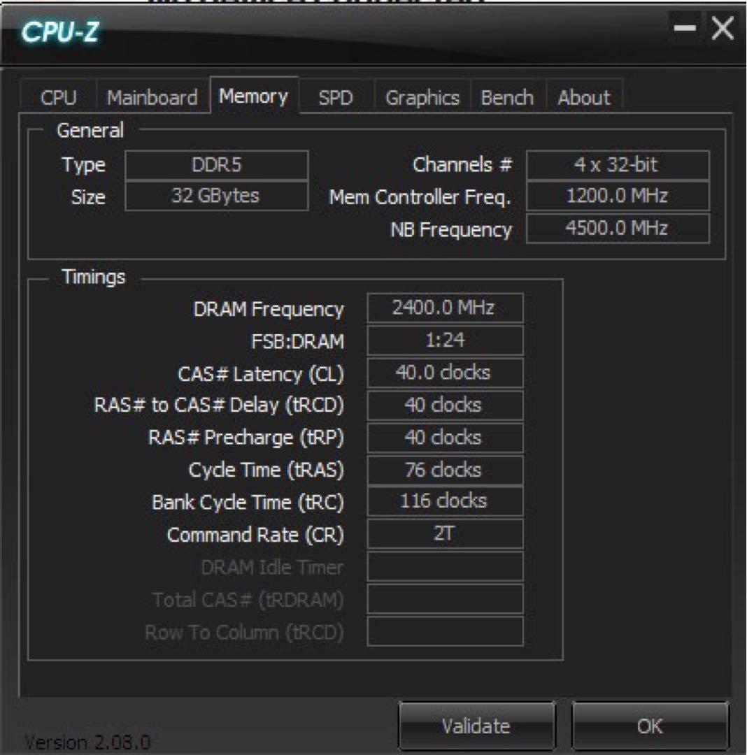 K*a様 CORSAIR DDR5 32GB 6000MHz 動作確認済