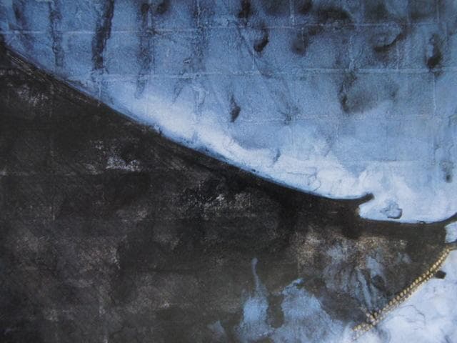 飯田史朗、【御水取り】、希少な額装用画集より、新品額装付、状態良好