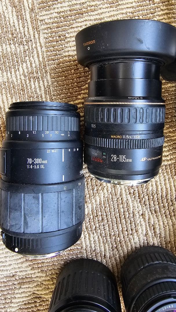 フィルム一眼カメラ　EOSジャンク品セット　おまけレンズあり