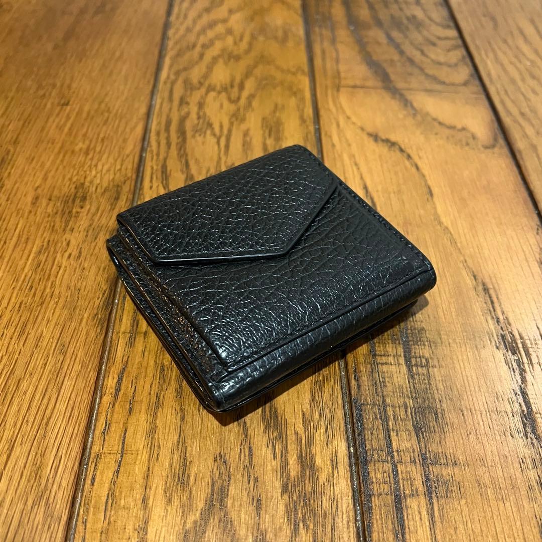 Maison Margiela トリフォールドウォレット　ブラック