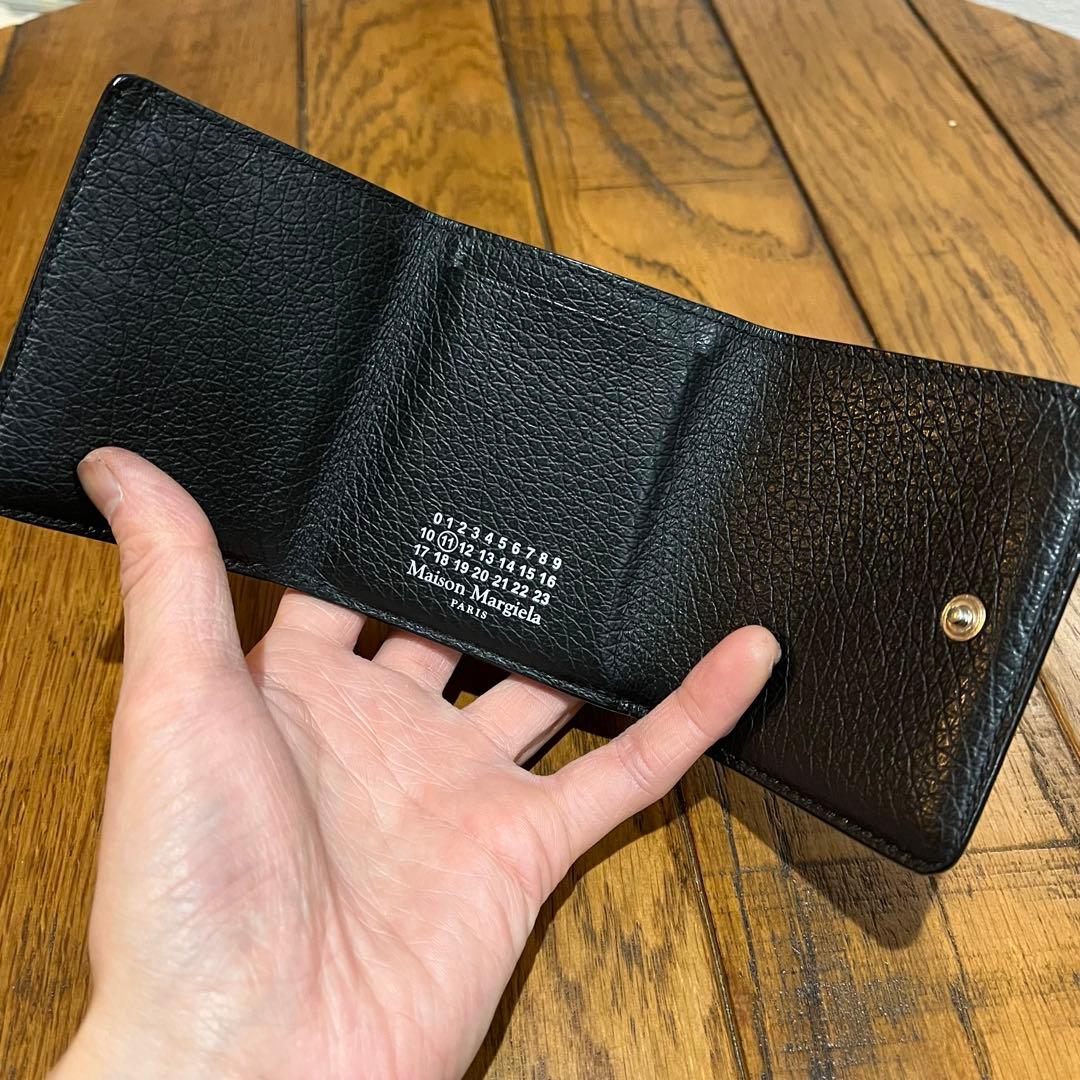 Maison Margiela トリフォールドウォレット　ブラック