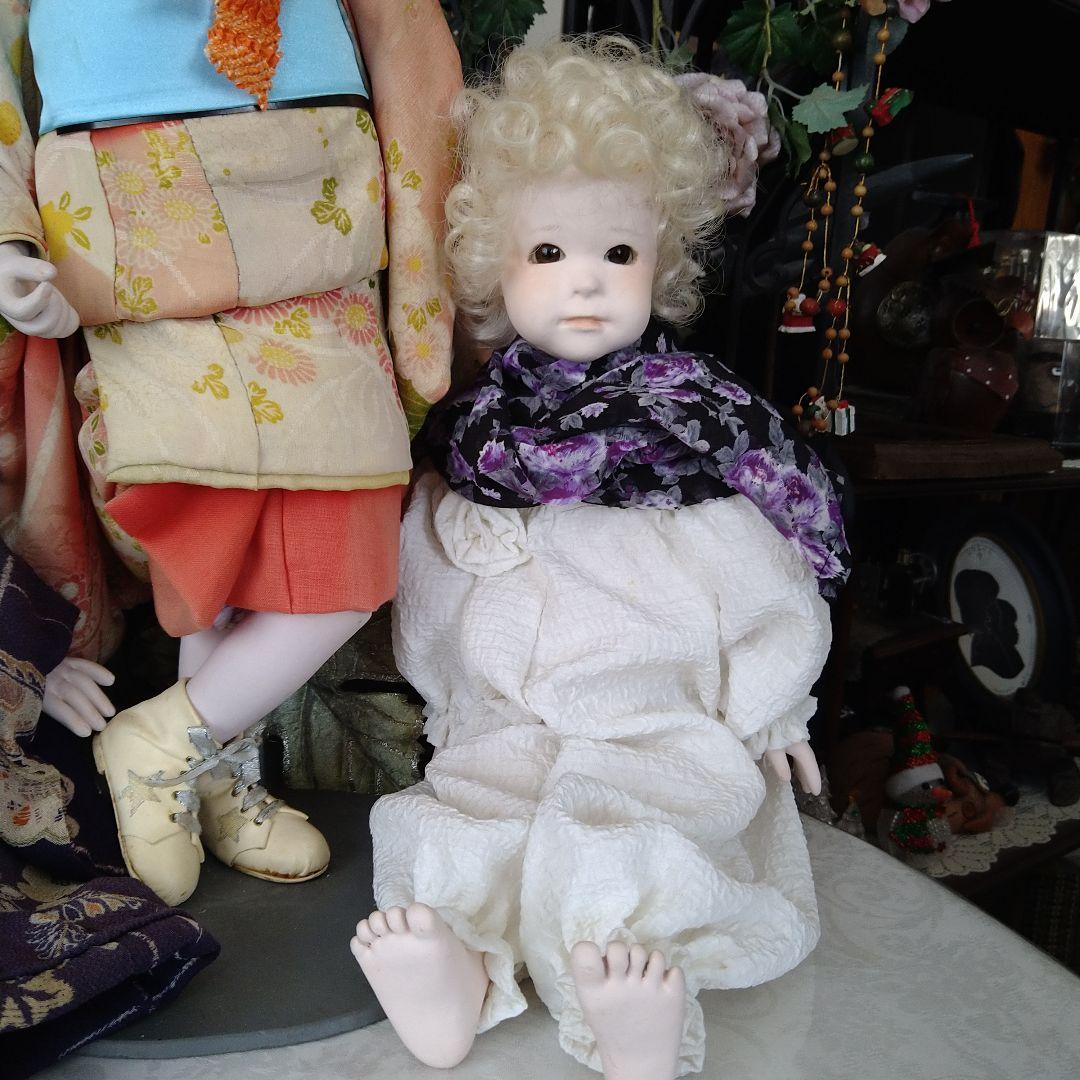 ✭ビスクドール 創作人形優しさ溢れる貴婦人穏やかな笑顔で語り掛けてきそうな憂い。