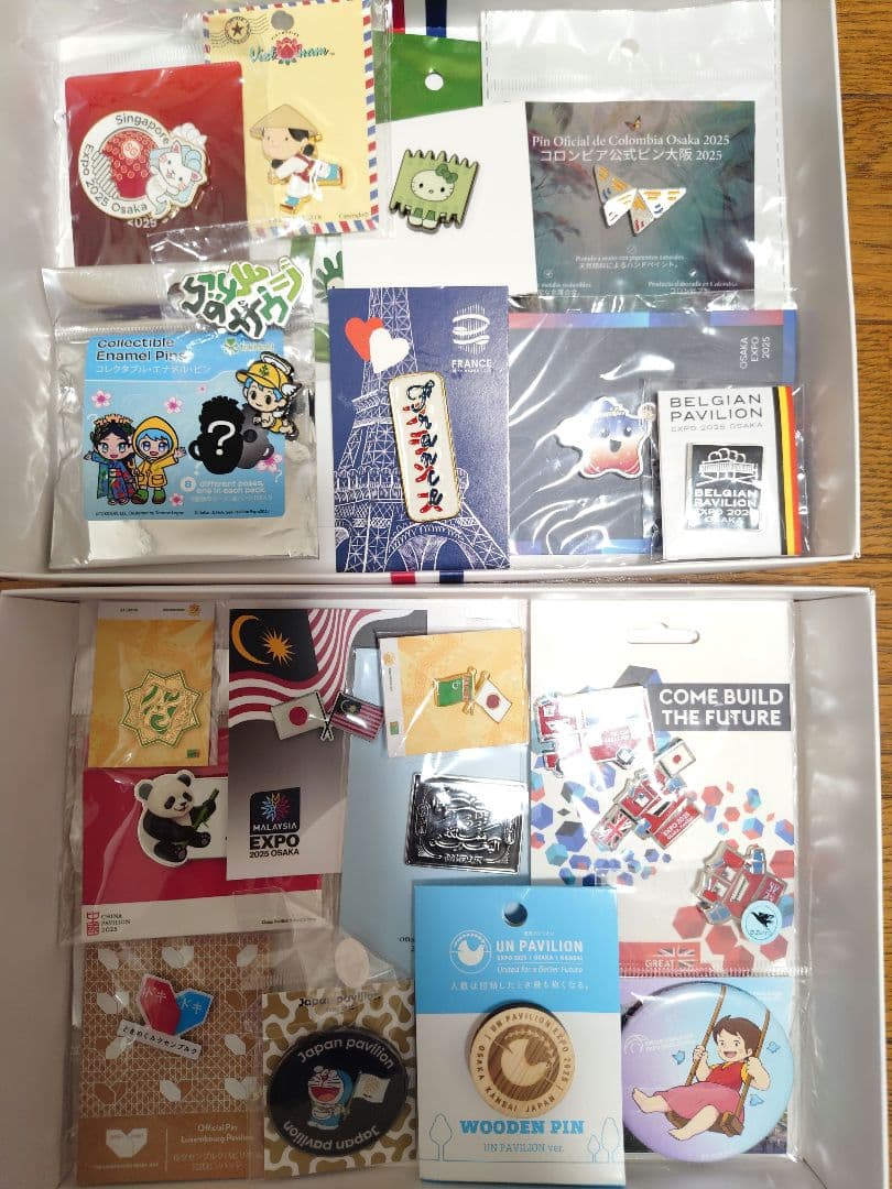 大阪・関西万博　パビリオン　ピンバッチ
