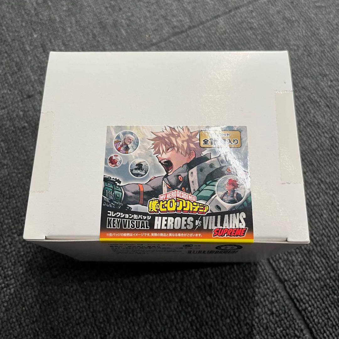 僕のヒーローアカデミア　原画展　コレクション缶バッジ　BOX SUPREME