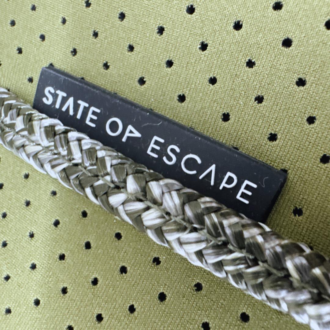 STATE OF ESCAPE ミニボストン プリクエル ミディアム カーキ