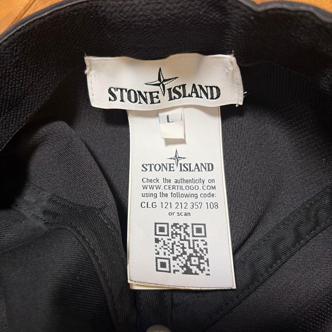 ストーンアイランドS.Iキャップ/L/BLK/メンズ 741599227