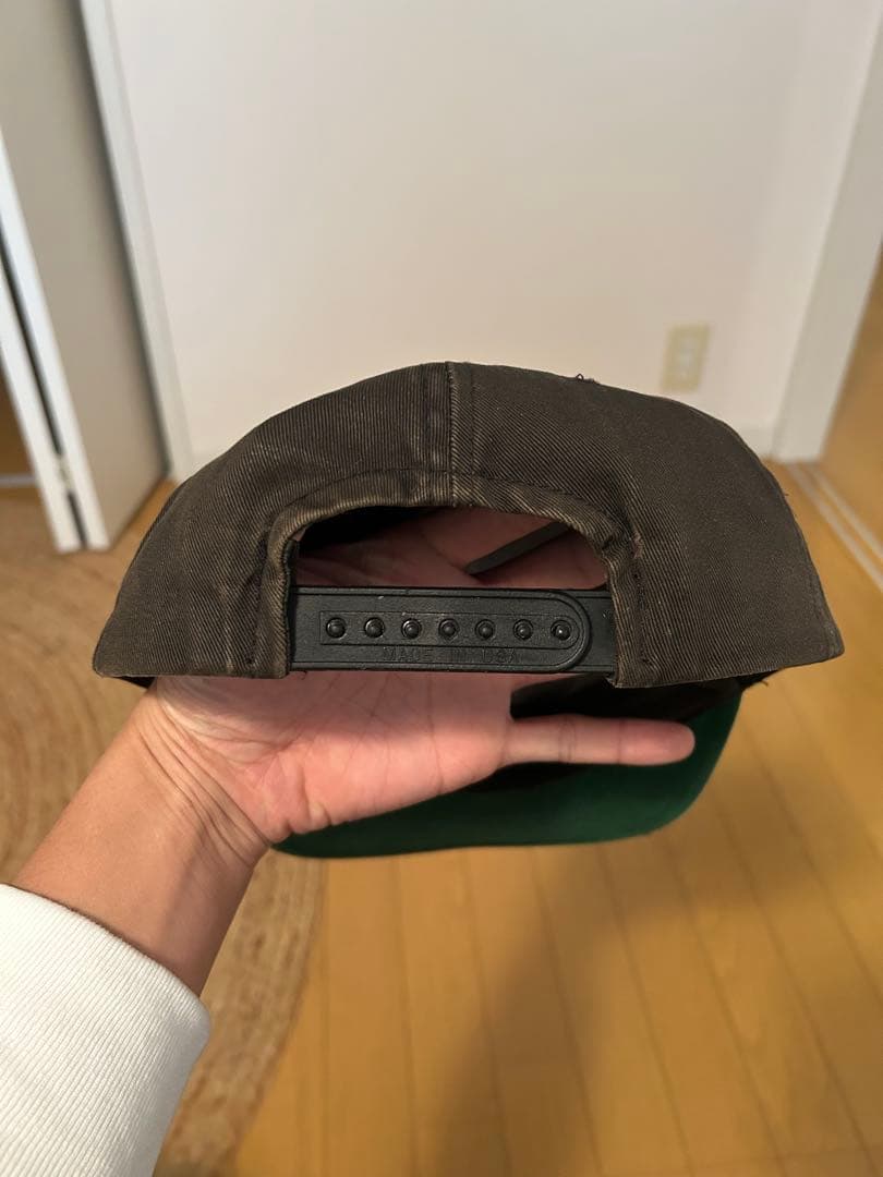 OLD STUSSY 80's 90's スナップバックキャップ　黒