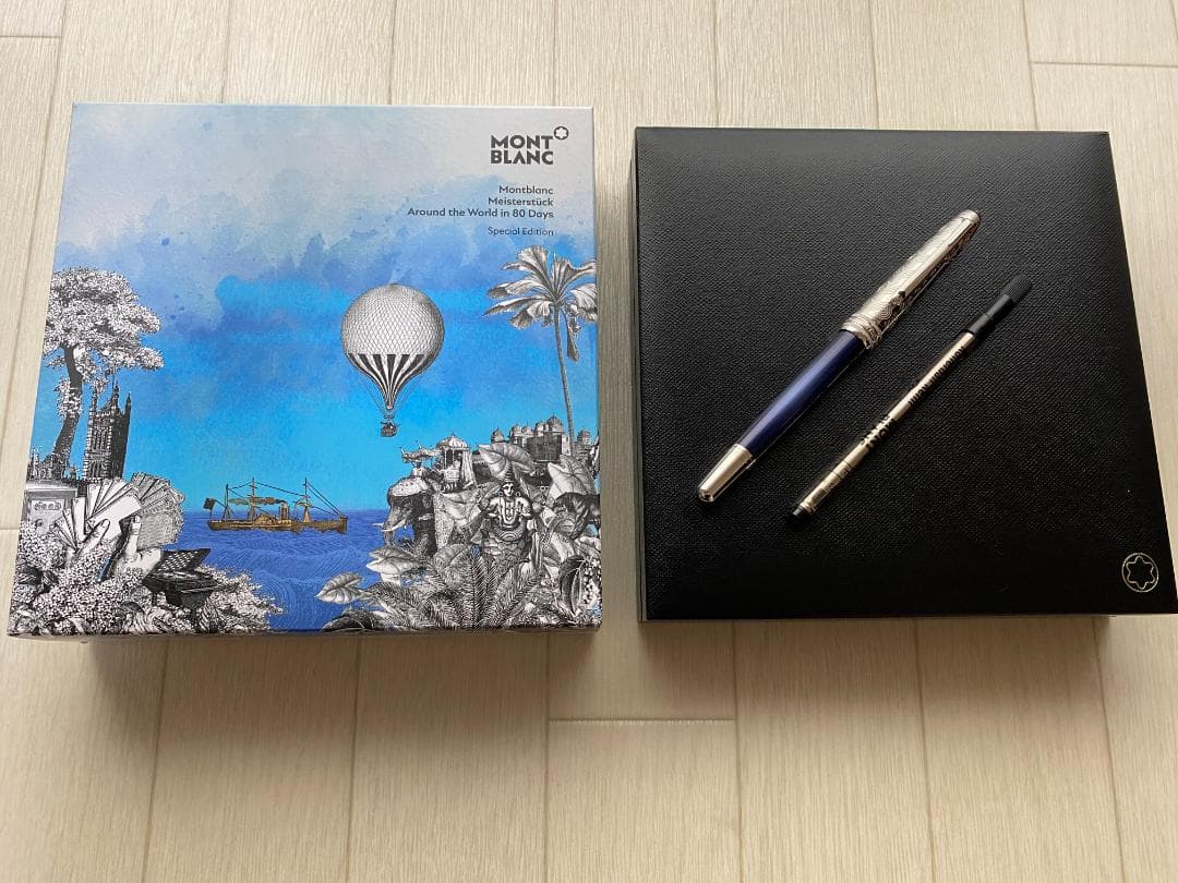 超美品 モンブラン アラウンド ザワールド ソリテール ドゥエ ローラーボール