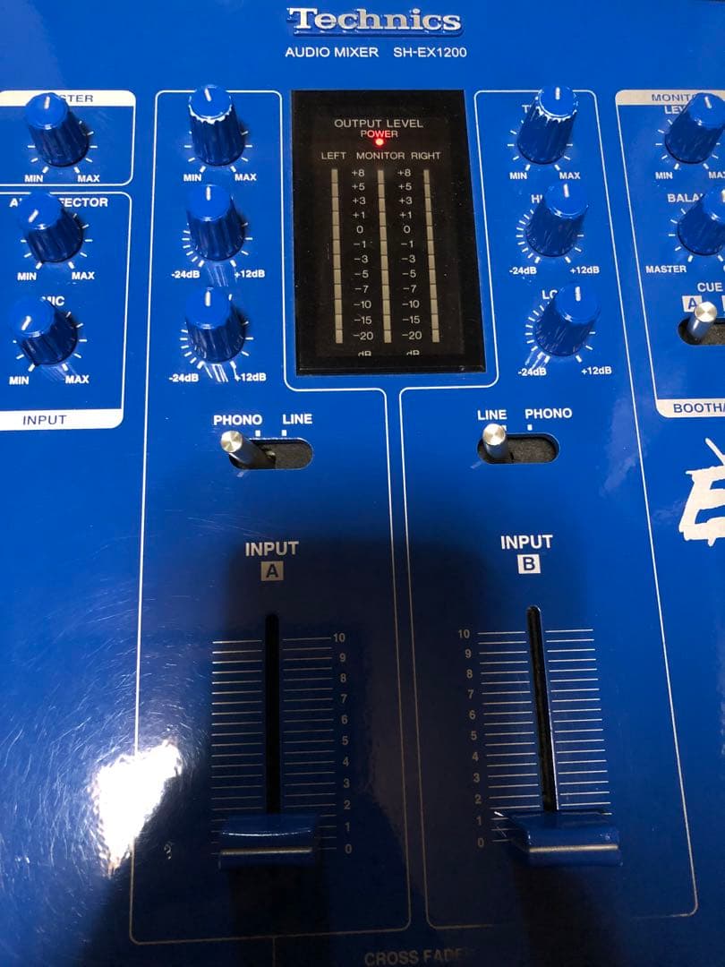 Technics SH-EX1200 DJ Audio Mixer 青　[希少]