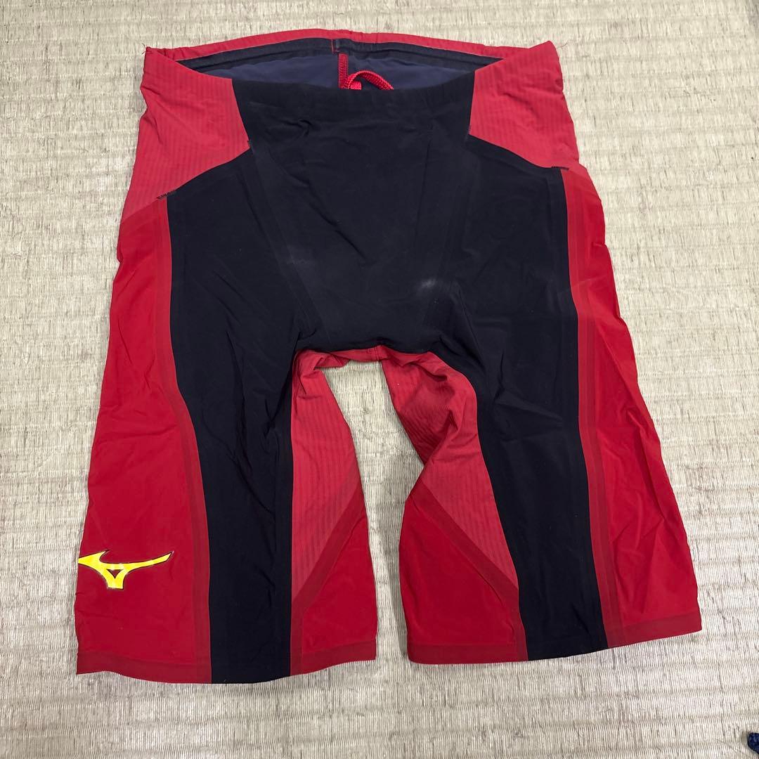 Mizuno 競泳水着 M レッド/ブラック