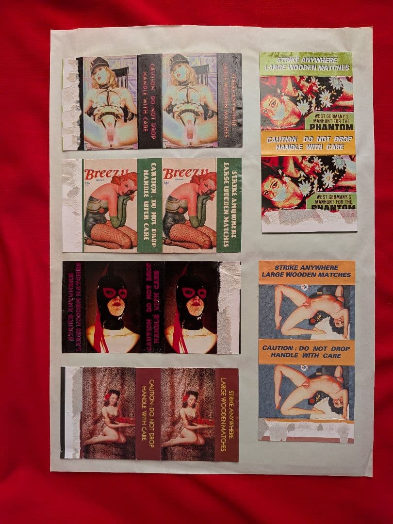 女性マッチラベル Vol.1　400枚以上