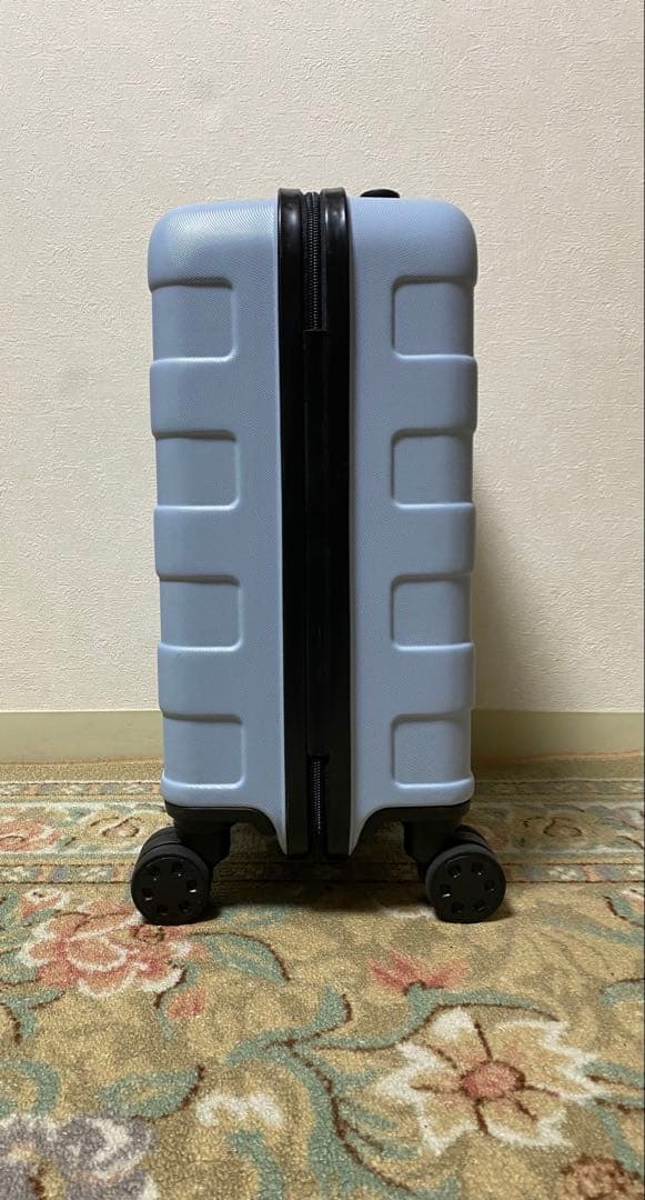MUJI無印良品　19リットル　キャリーケース　ライトブルー
