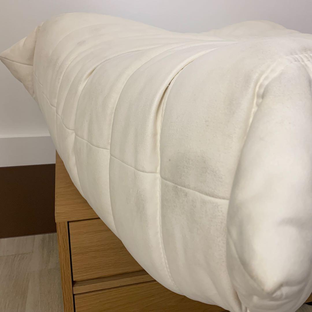 【正規品】ligne roset リーンロゼ トーゴ パフ スウェード スツール