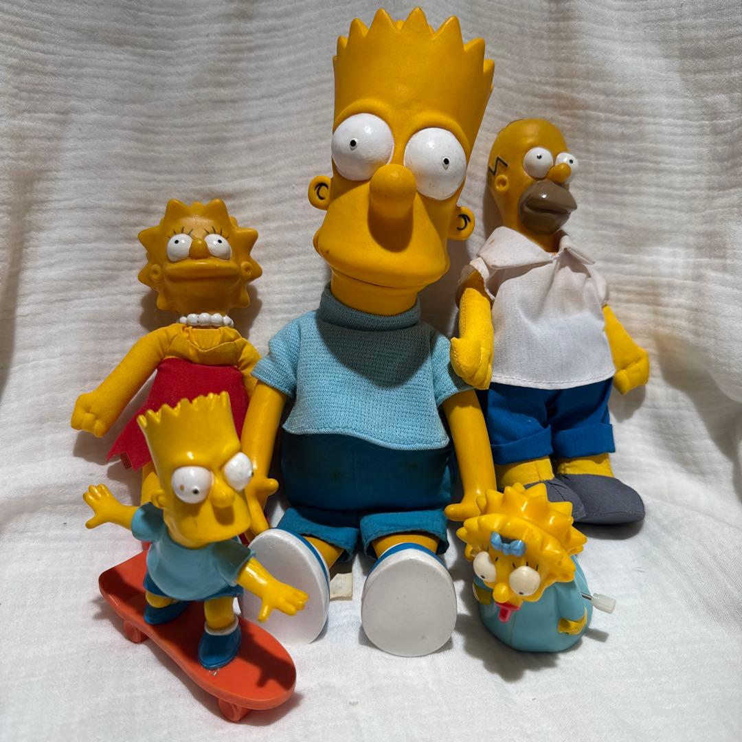 シンプソンズシリーズ　ぬいぐるみ　フィギュアセット