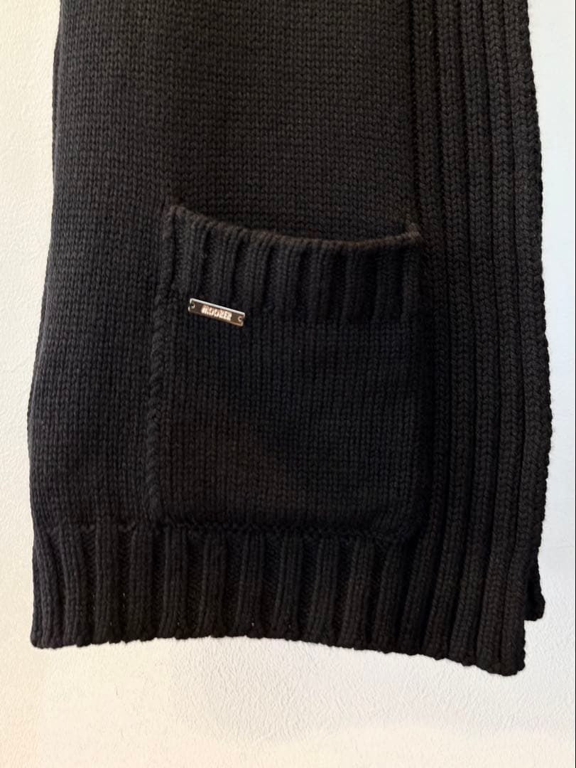 moorer カシミヤマフラー pocket cws