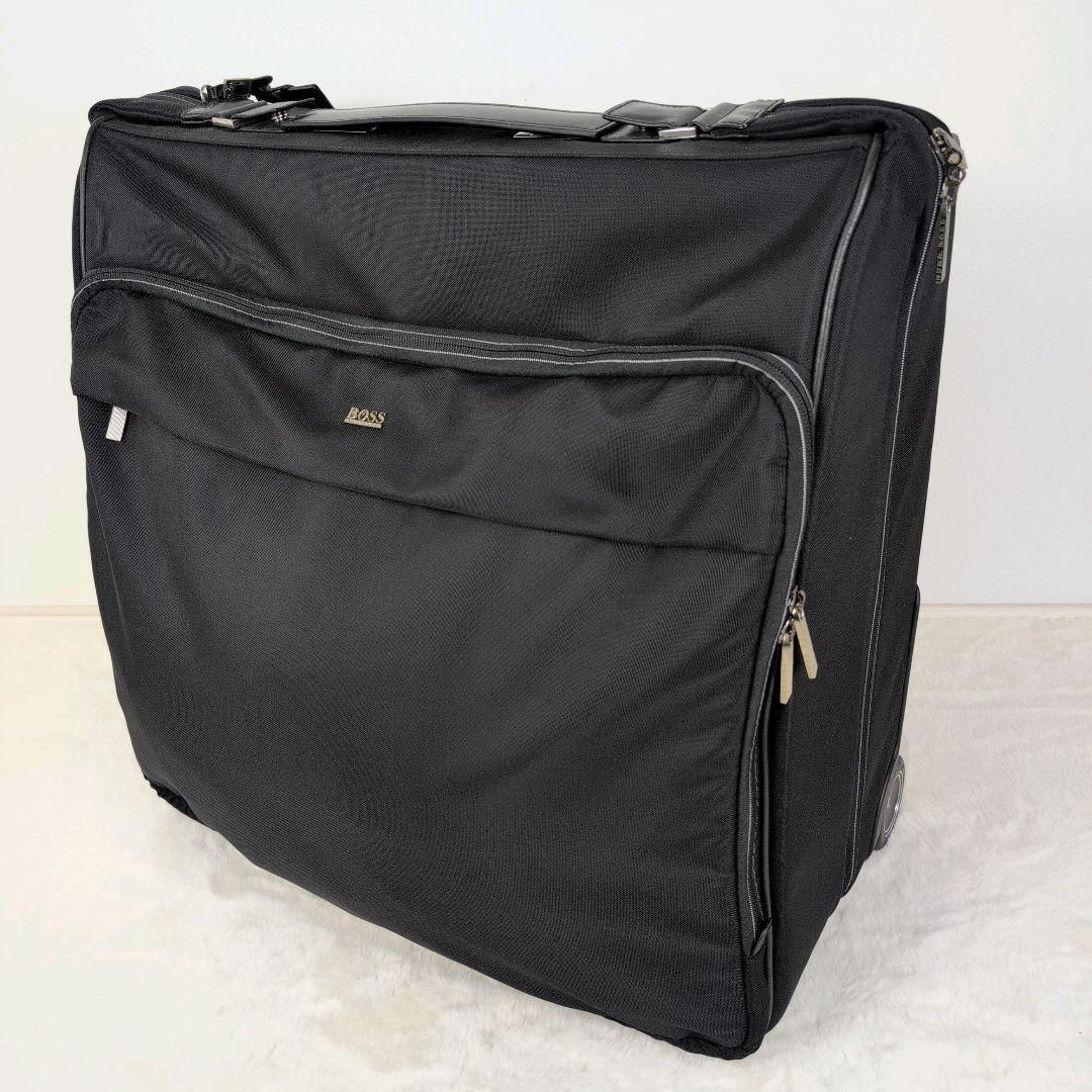 美品✨HUGO BOSS キャリーケース スーツケース 2輪 ブラック 大容量