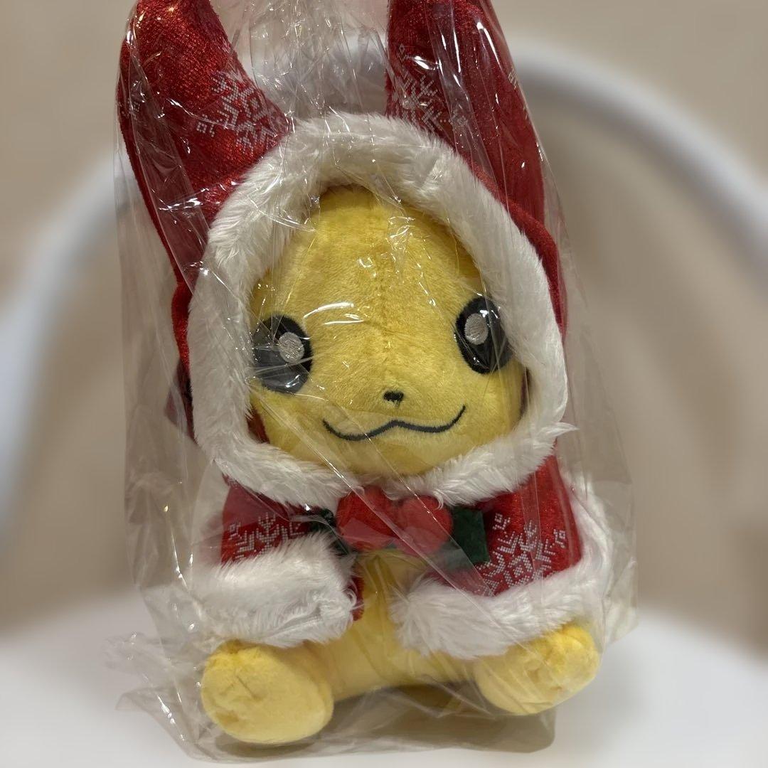 ポケモンセンター限定　2015ピカチュウ&イーブイ クリスマスぬいぐるみ
