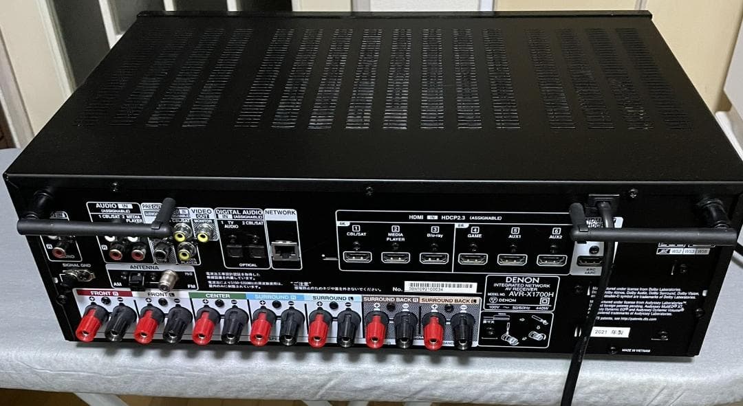 アルメイダ ジョ-　DENON AVアンプ AVR-X1700H