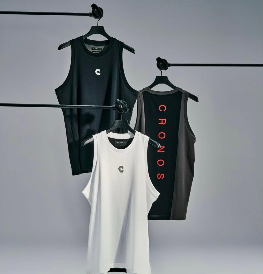 【新品即完】CRONOS REFLECT LINE SLEEVELESS S 黒