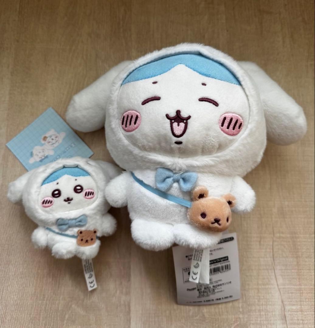 ちいかわ サンリオ マスコット　キーホルダー ハチワレ シナモン　ぬいぐるみ