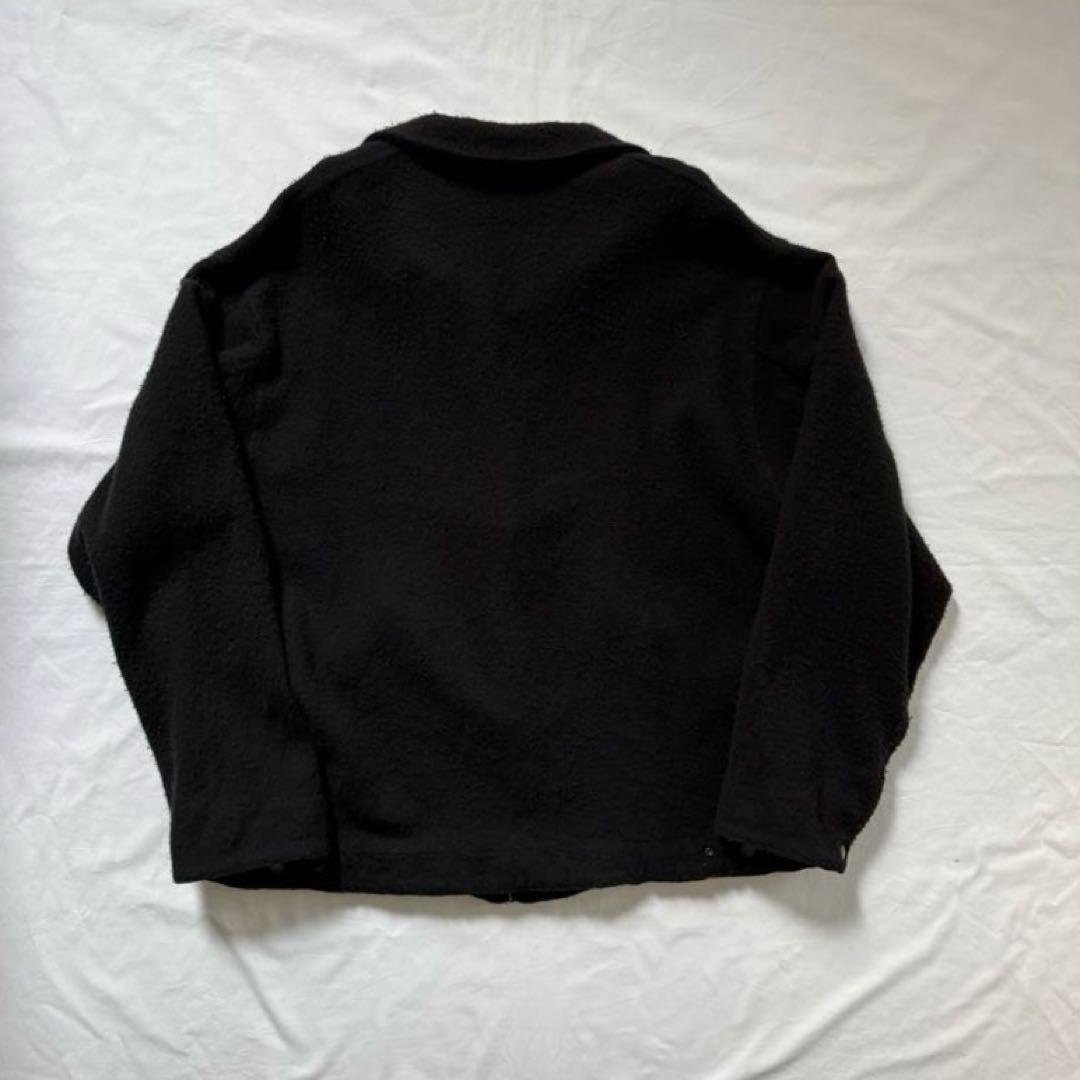 COMOLI(コモリ)『縮絨ウール ジップショートジャケット』size:3 L