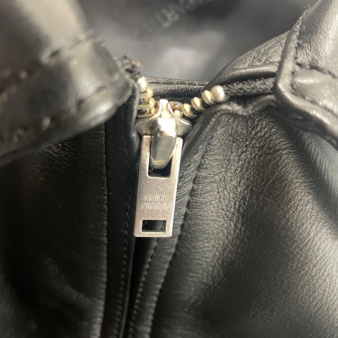 美品WACKO MARIA Lシングル ライダースジャケット 牛革 本革日本製