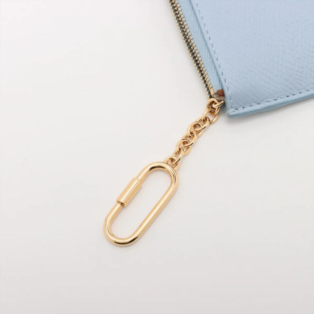 CELINE セリーヌ ライトブルー レザー ケース